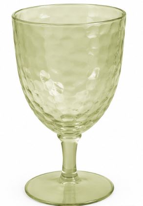 P18203 - ACRYLIC ORGANIC HAMMERED GOBLET
