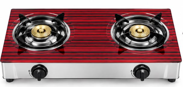 BW2220 -2 BURNER GLASS STOVE