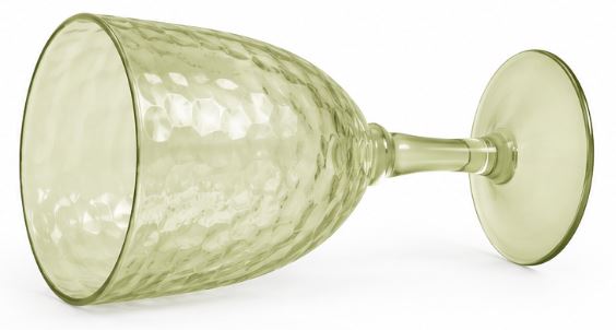P18203 - ACRYLIC ORGANIC HAMMERED GOBLET
