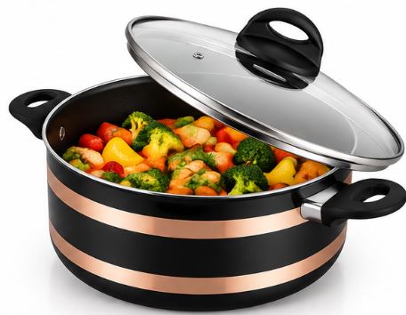 BLACK & GOLDEN COOKWARE SET
