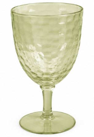 P18203 - ACRYLIC ORGANIC HAMMERED GOBLET