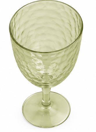 P18203 - ACRYLIC ORGANIC HAMMERED GOBLET